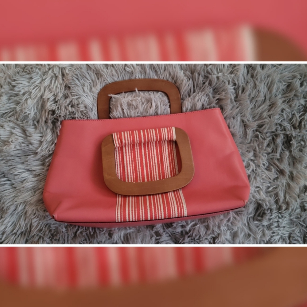 Vintage Kate Spade bag wood handles